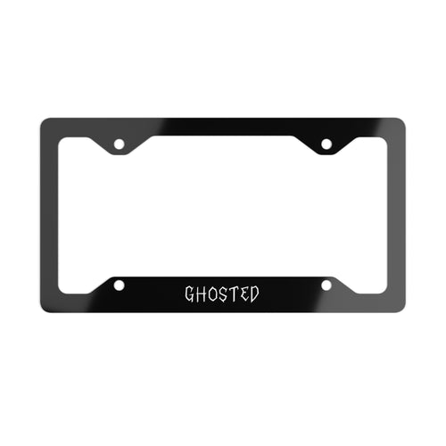 Ghosted Metal License Plate Frame