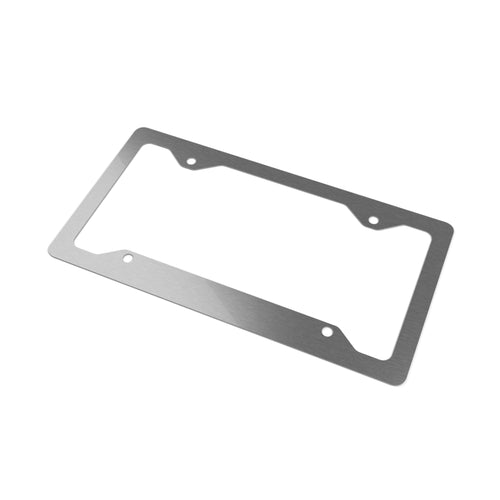 Ghosted Metal License Plate Frame