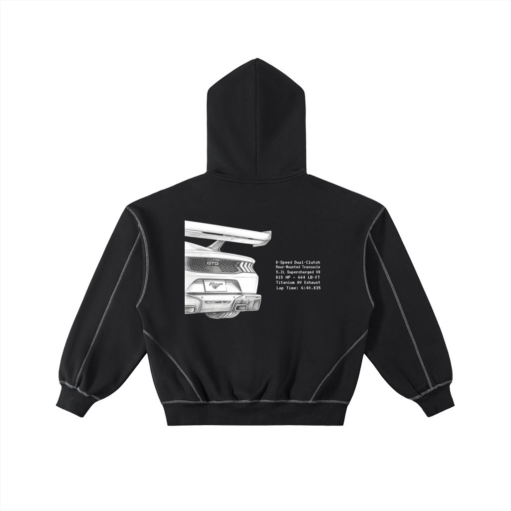 Track Spec Zip Hoodie