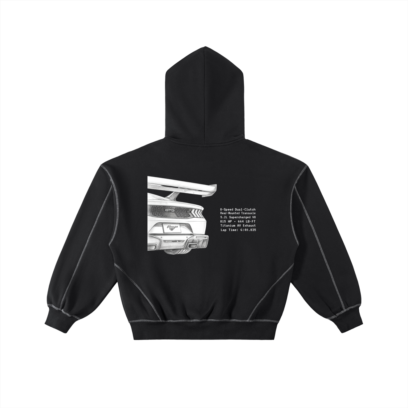 Track Spec Zip Hoodie
